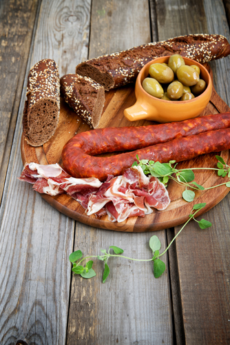 tapas cu chorizo